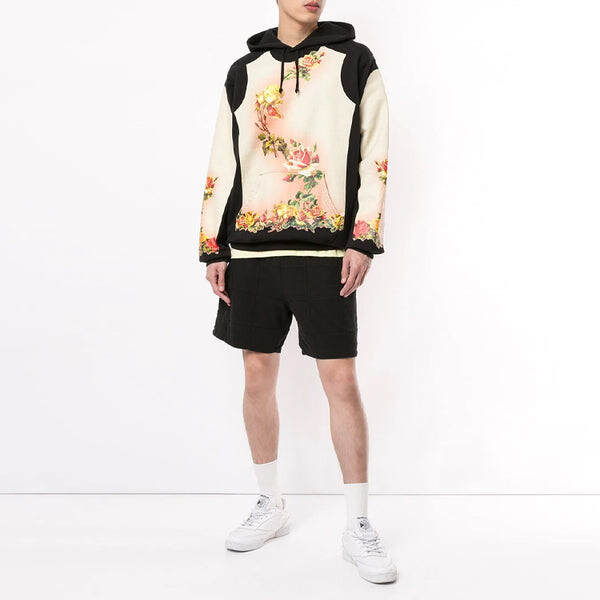 Толстовка x jean paul gaultier floral print hooded sweatshirt 'white black yellow' Supreme, белый — фото 3