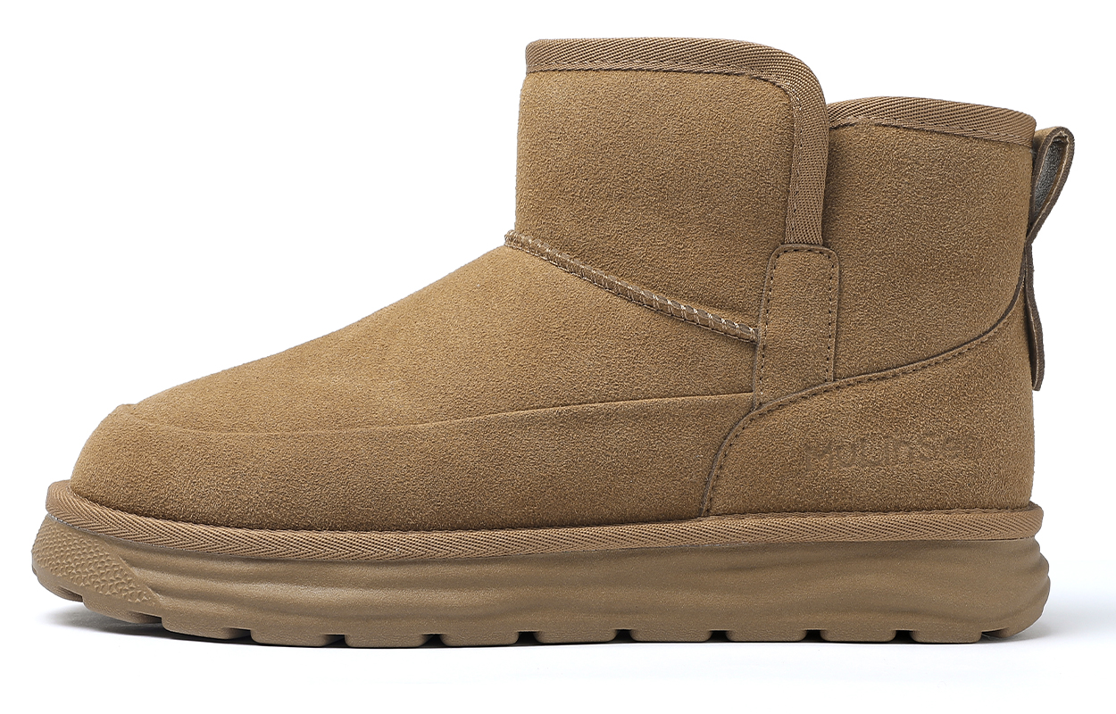 

Теплые и износостойкие мужские зимние ботинки длиной до щиколотки Mulinsen, Camel (Fleece-Lined)