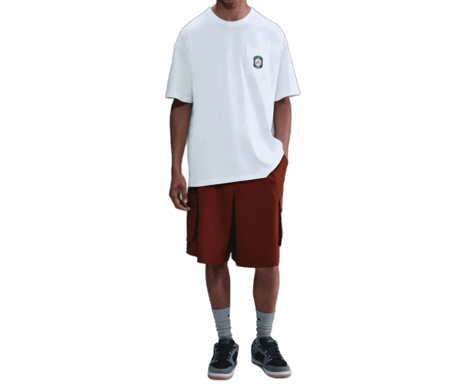 Мужская футболка Sb Paul Rodriguez Max Ninety белого цвета Nike