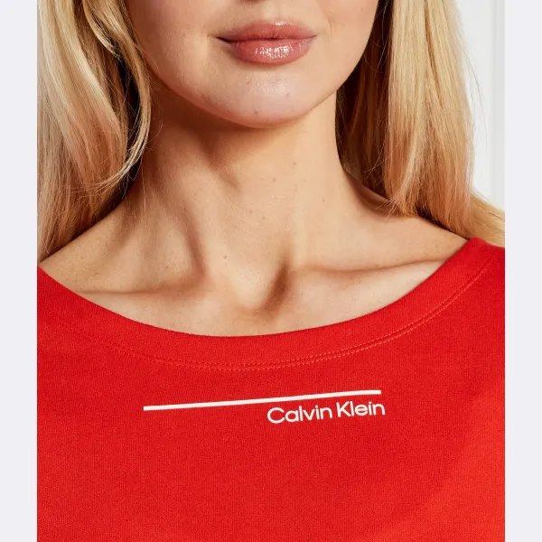 Укороченный крой-боксер Calvin Klein, красный — фото 4
