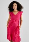 

Дневное платье BLEND FRILL SLEEVE MTERNITY Jojo Maman Bébé, розовый