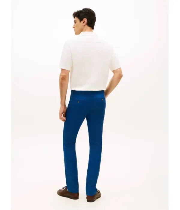 Брюки чинос Bleecker slim fit Tommy Hilfiger, темно-синий — фото 3