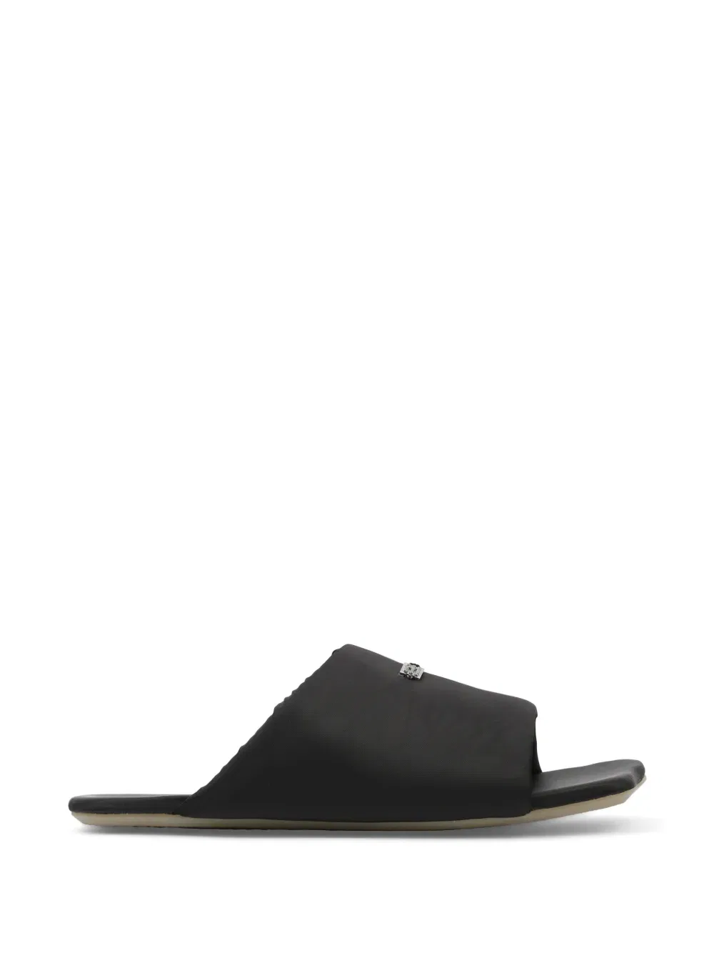 Сандалии с логотипом Mm6 Maison Margiela, черный