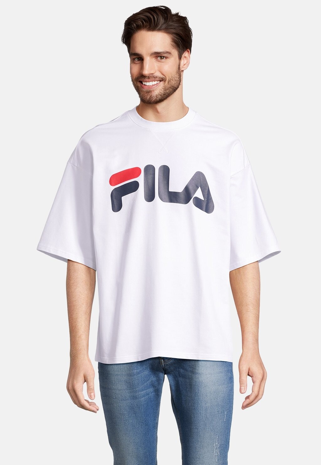 

Футболка с принтом LOWELL LOGO Fila, белый