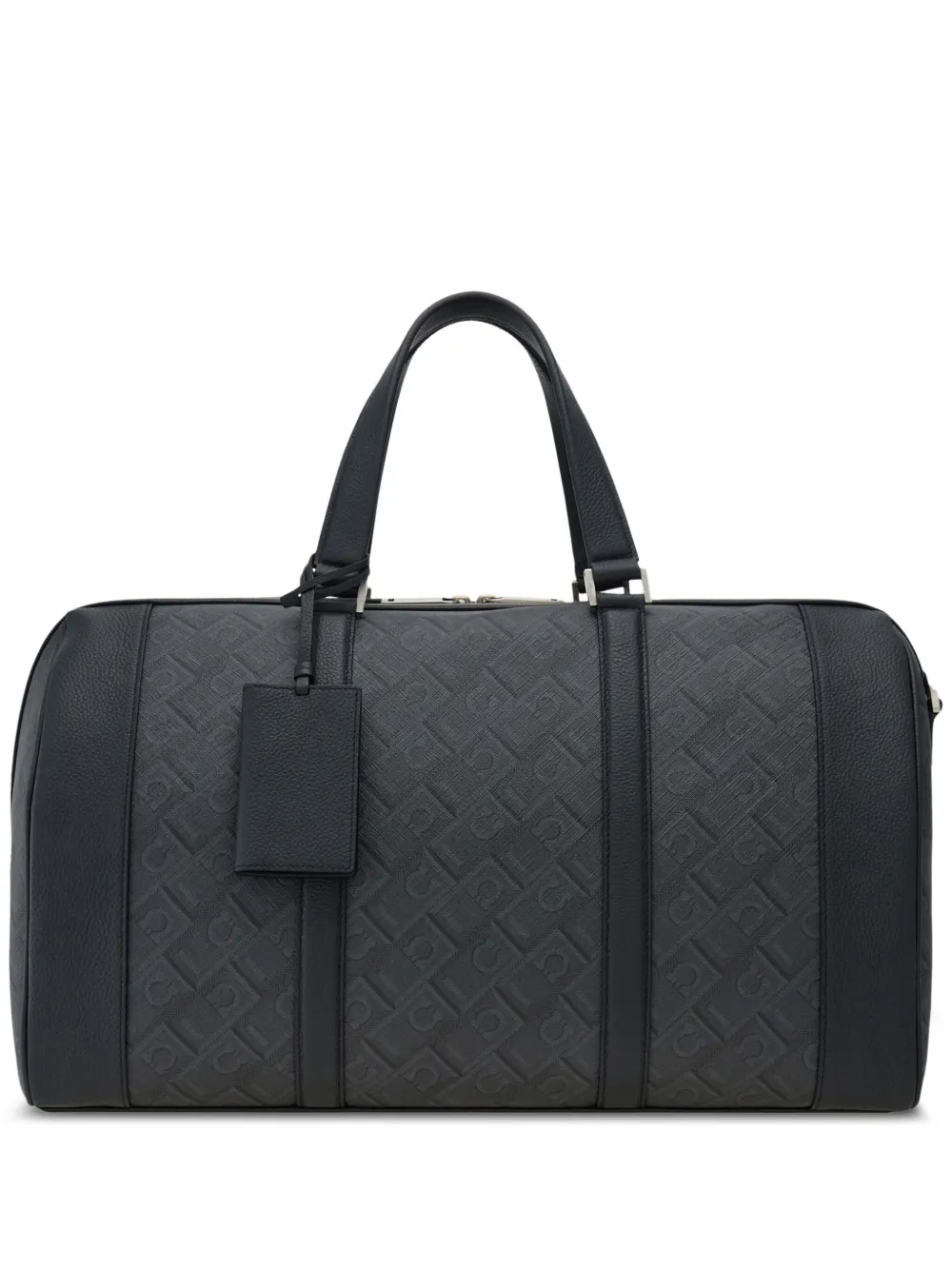 

Дорожная сумка с монограммой Ferragamo, серый