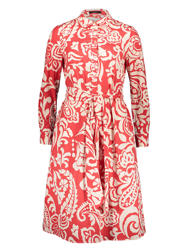 

Длинное платье Oui, цвет rot/creme