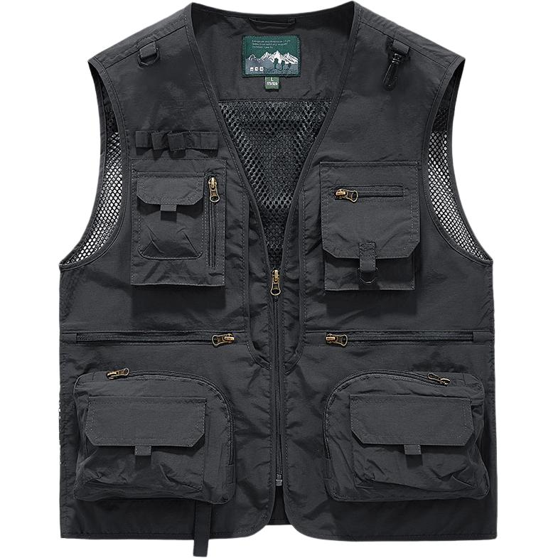 

Жилет мужской V-образный вырез Moderate Workwear VanCamel, темно-серый