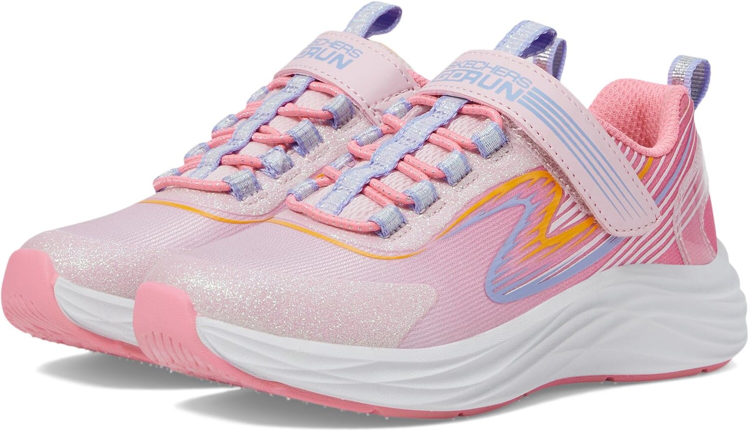 

Кроссовки Go-Run Accelerate 303920L SKECHERS KIDS, цвет Light Pink/Multi