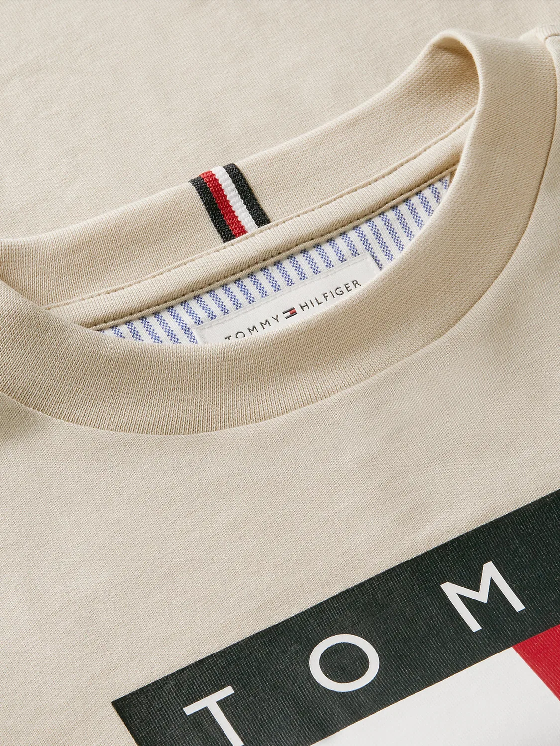 Футболка 'Heritage' Tommy Hilfiger, Beige — фото 2