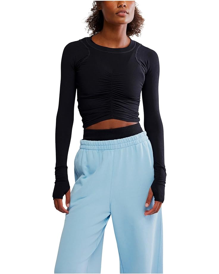 

Женская блузка FP Movement Tempo Ruched Long Sleeve, Black