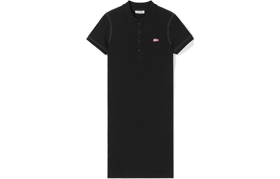 

LACOSTE Женское платье с короткими рукавами, цвет Black
