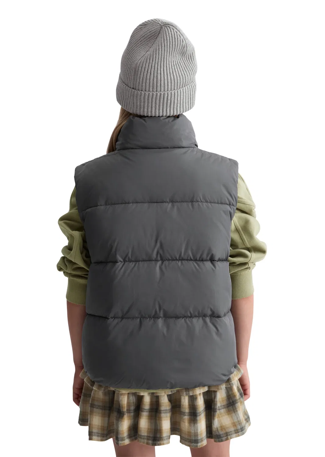Стеганая жилетка из переработанного полиэстера Marc O'Polo, mid grey denim — фото 4
