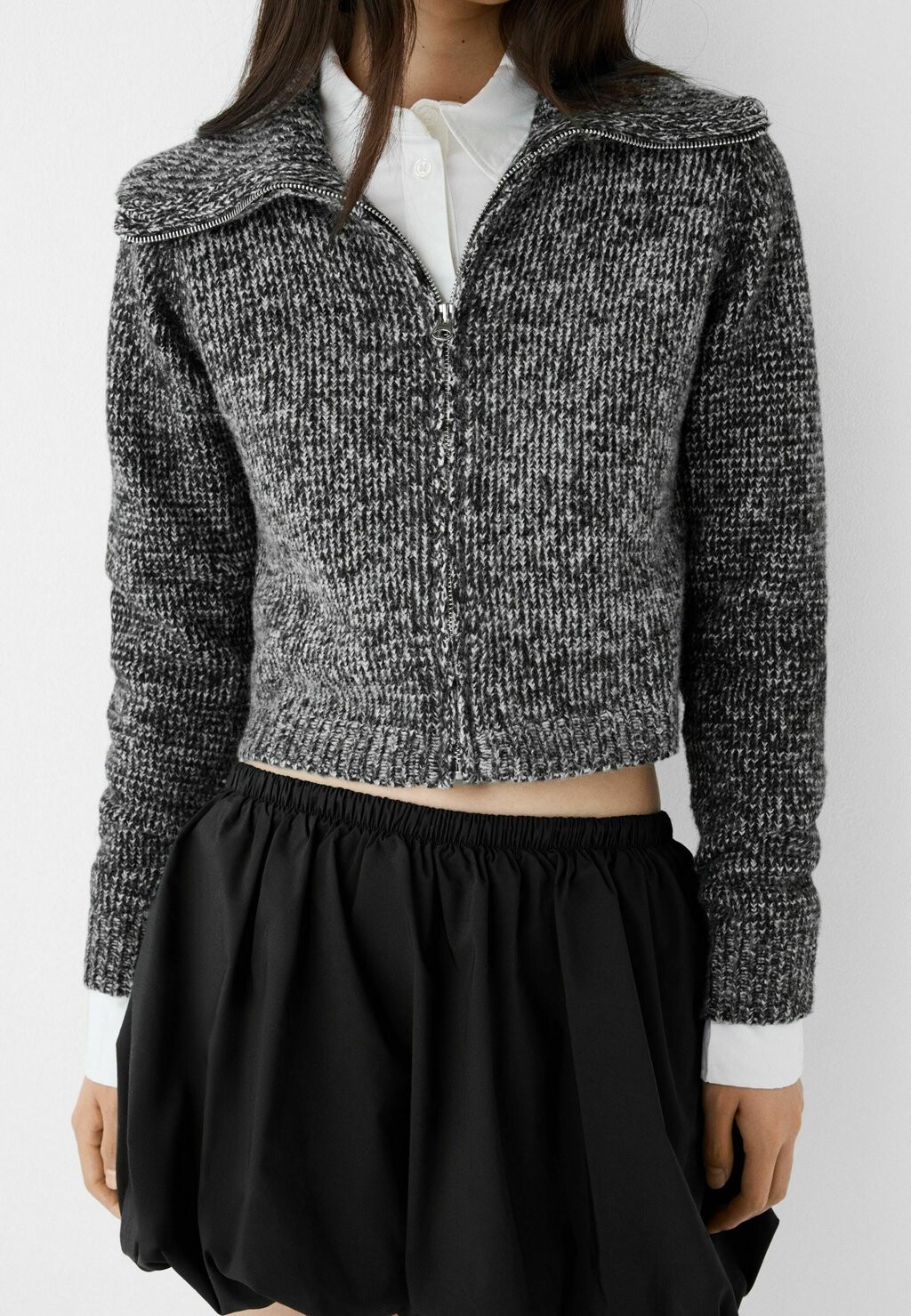 

Кардиган Bershka, темно-серый