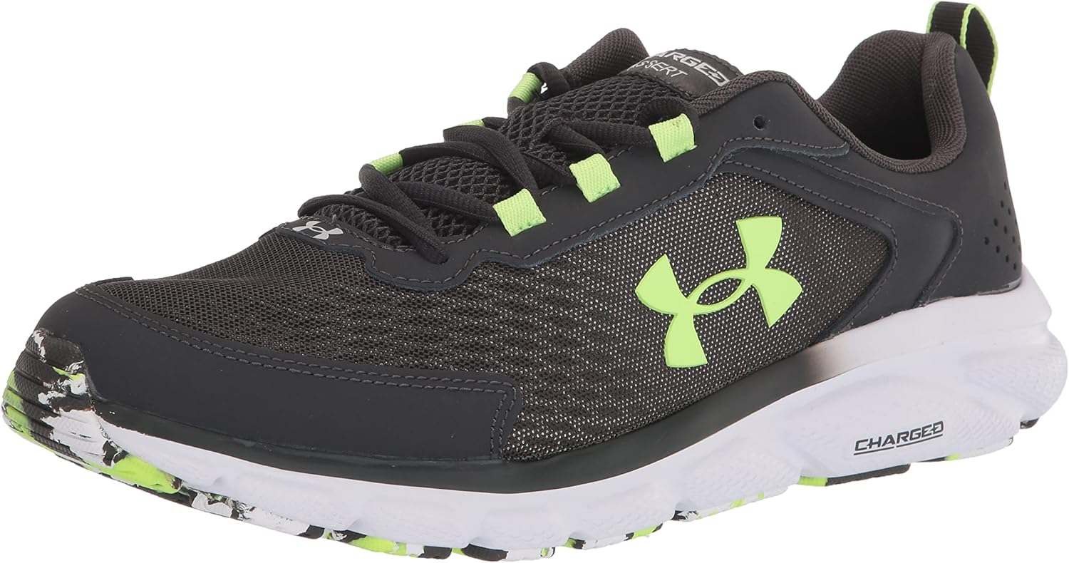 

Мужские кроссовки для бега Under Armour Charged Assert 9 Marble, Jet Gray (101)/Quirky Lime