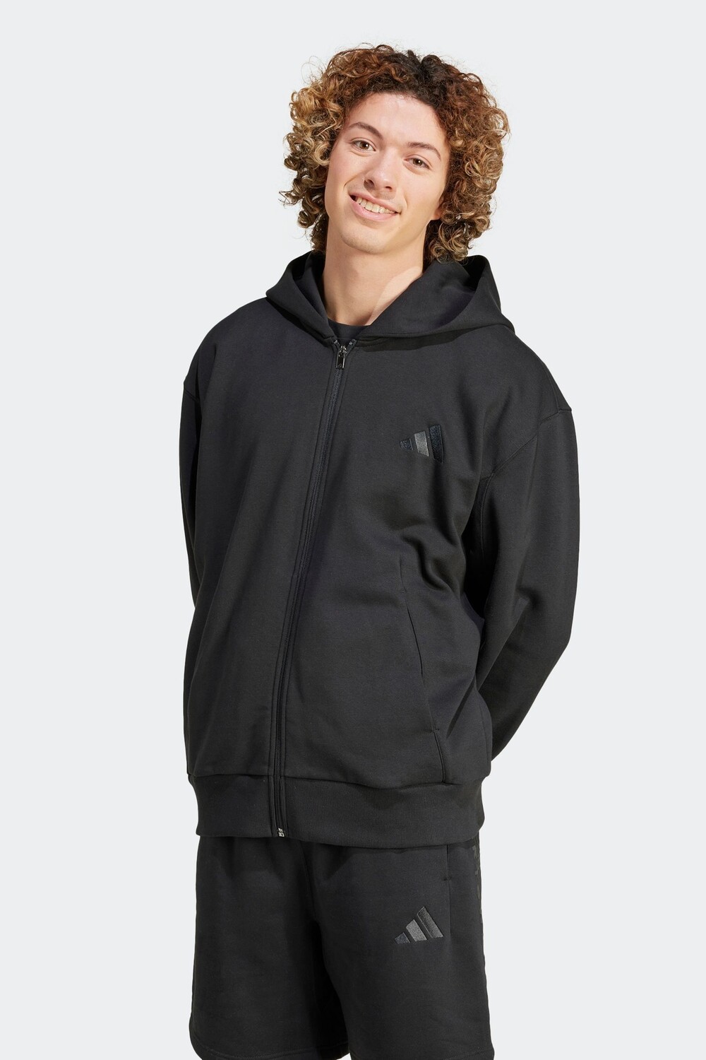 

Всесезонная толстовка из флиса Adidas, черный