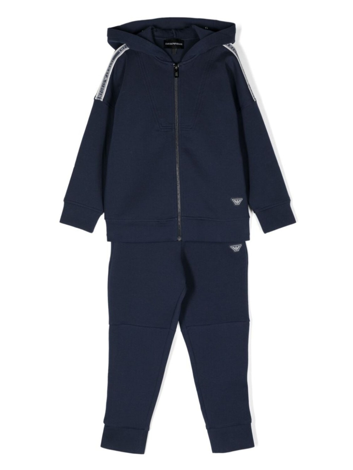 

Спортивный костюм с логотипом Emporio Armani Kids, синий