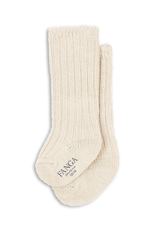 

Шерстяные носки LANA HEAVY KNITTED SOCKS Fanga Fontana, бежевый