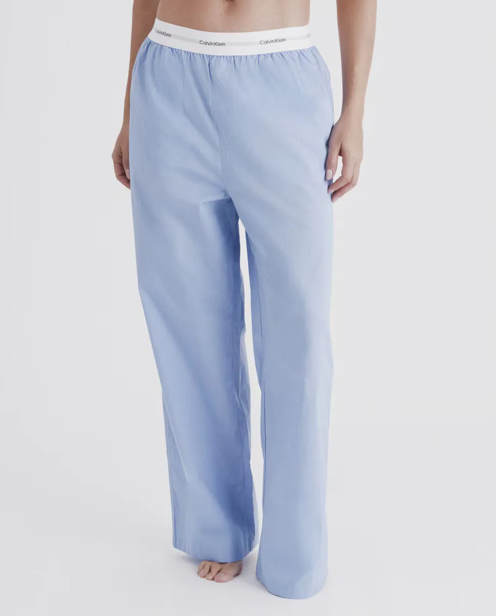 

Длинные брюки COTTON POPLIN SLEEP Calvin Klein, синий