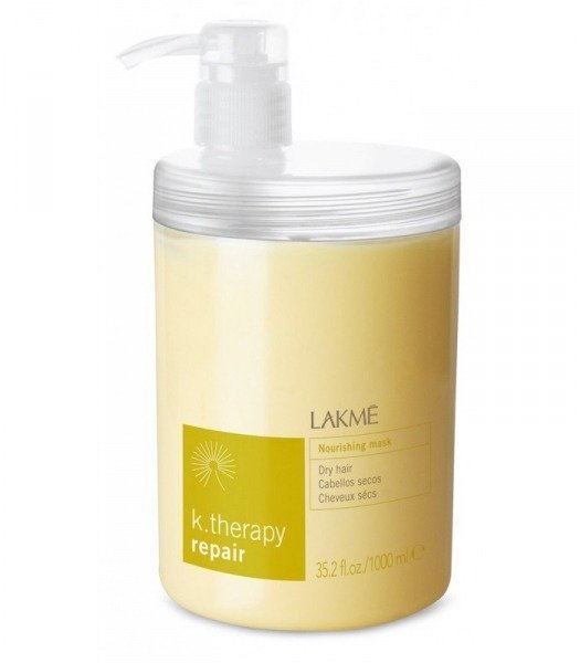 Lakme, K.Therapy Repair Питательная маска с мгновенным питательным и увлажняющим эффектом, 1000 мл — фото 3