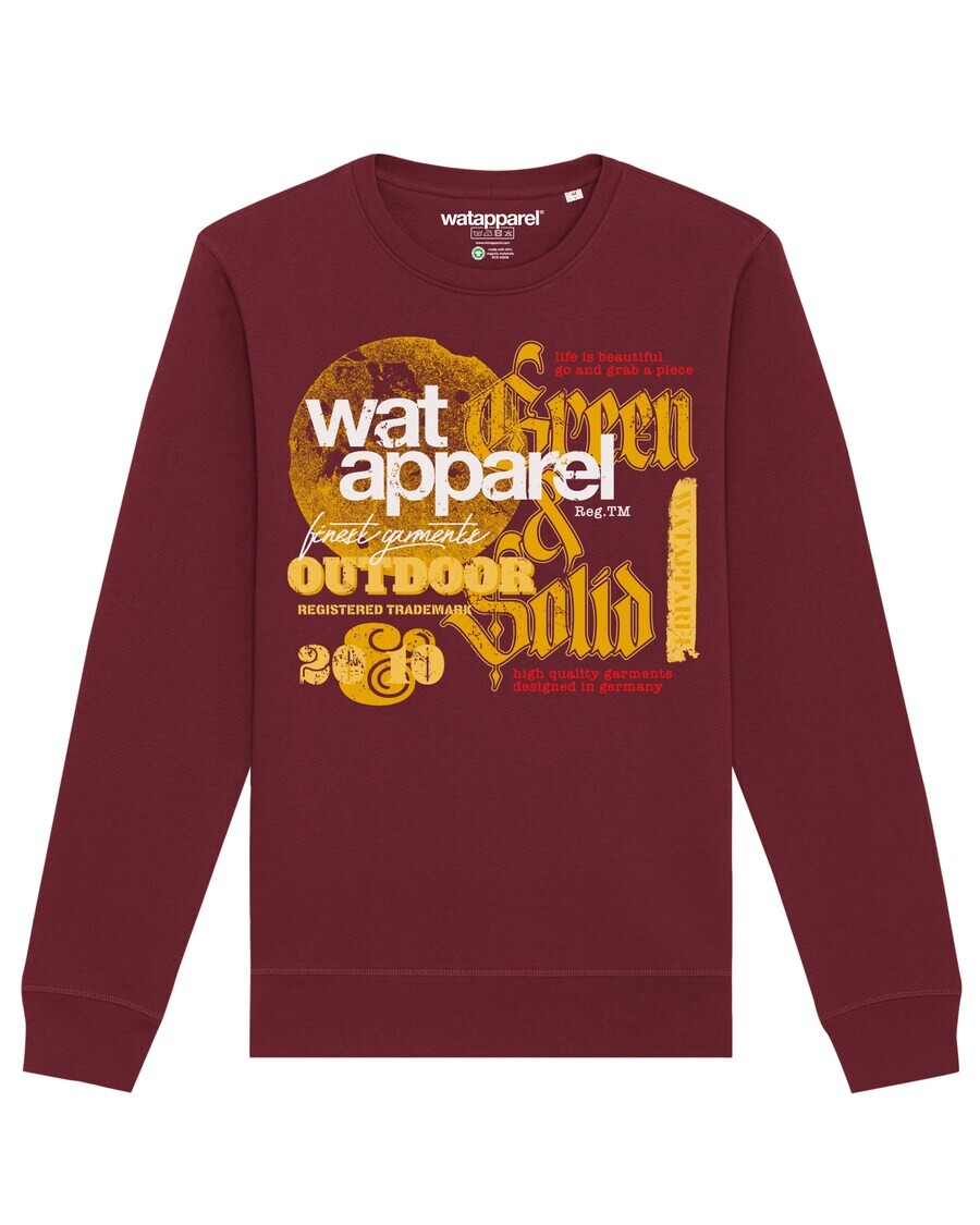 

Свитер Watapparel Sweatshirt, бордовый