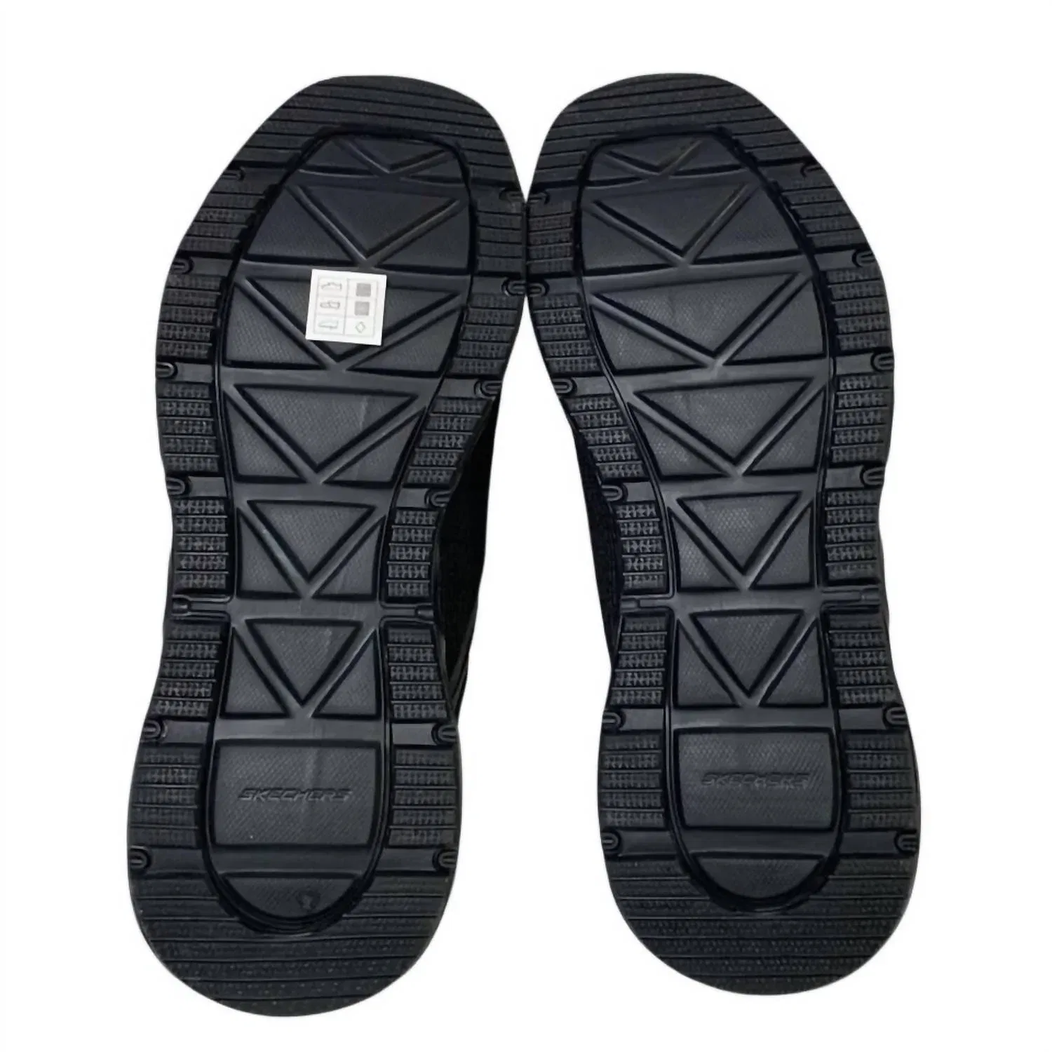 Skechers Мужские сетчатые спортивные кроссовки Swift Fit с открытой пяткой, черные — фото 3