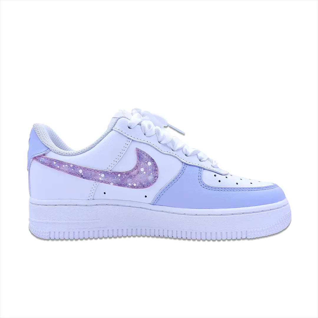 

Кроссовки Nike Air Force 1 Skateboarding Shoes Unisex Low-top White, светло-фиолетовый