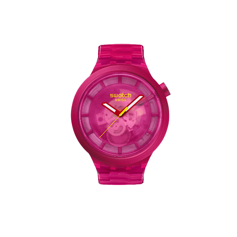 

Мужские часы SWATCH SB05P102 47 мм розовые