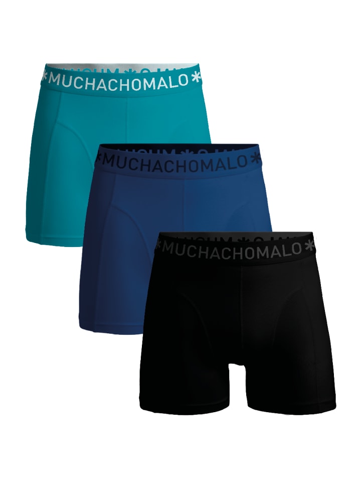 

Muchachomalo Комплект из 3 штук: Разноцветные боксерские трусы - для мужчин