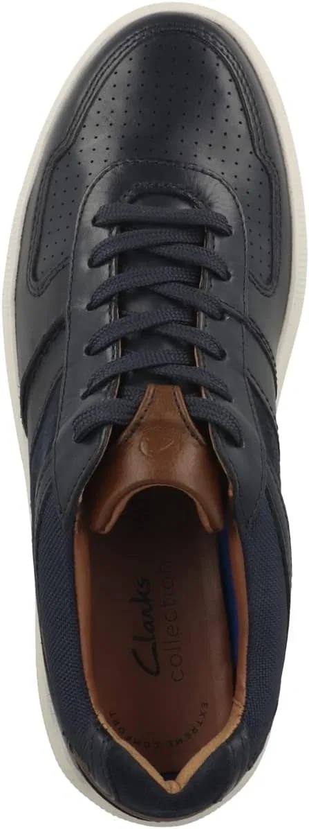 Мужские кроссовки Clarks Cambro Race Trainers, Navy Combi — фото 2