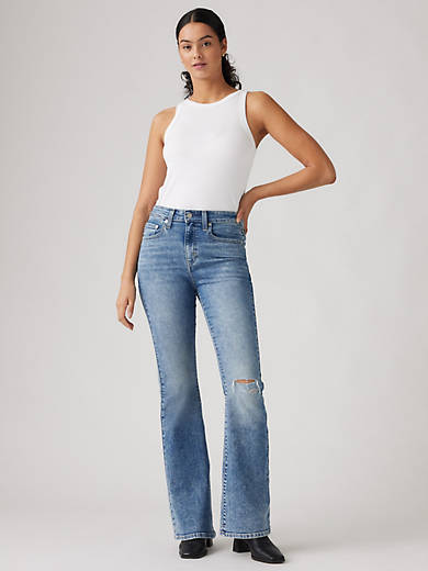 

726 Расклешенные женские джинсы с высокой посадкой Levi's, цвет Random Sent - Medium Wash