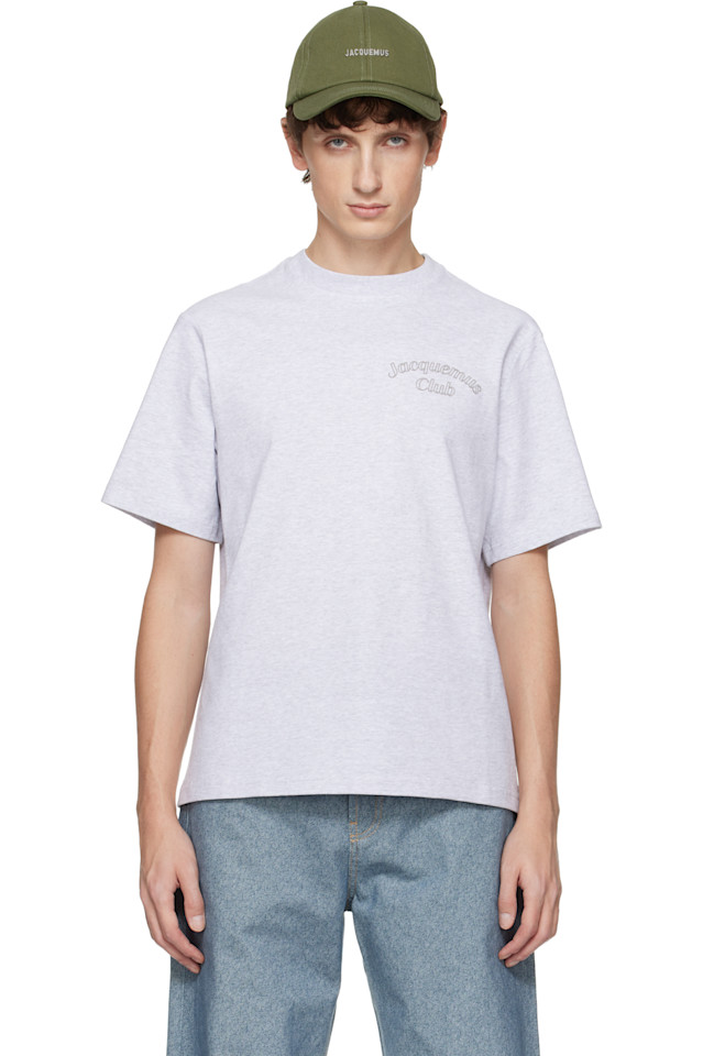 

Jacquemus Серая футболка "клуб"