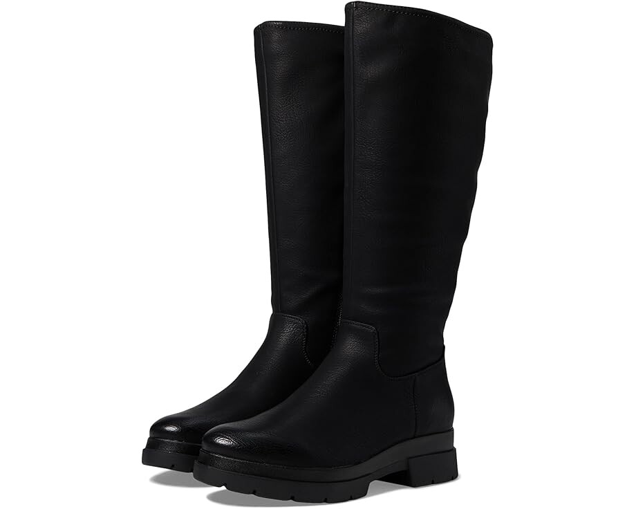 Ботинки Naturalizer SOUL Naturalizer Orchid - Wide Calf Boot - Water Repellent, цвет Black Smooth Synthetic