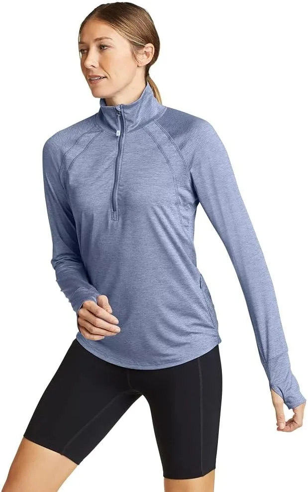 

Eddie Bauer женская флисовая кофта 1/4 молнии