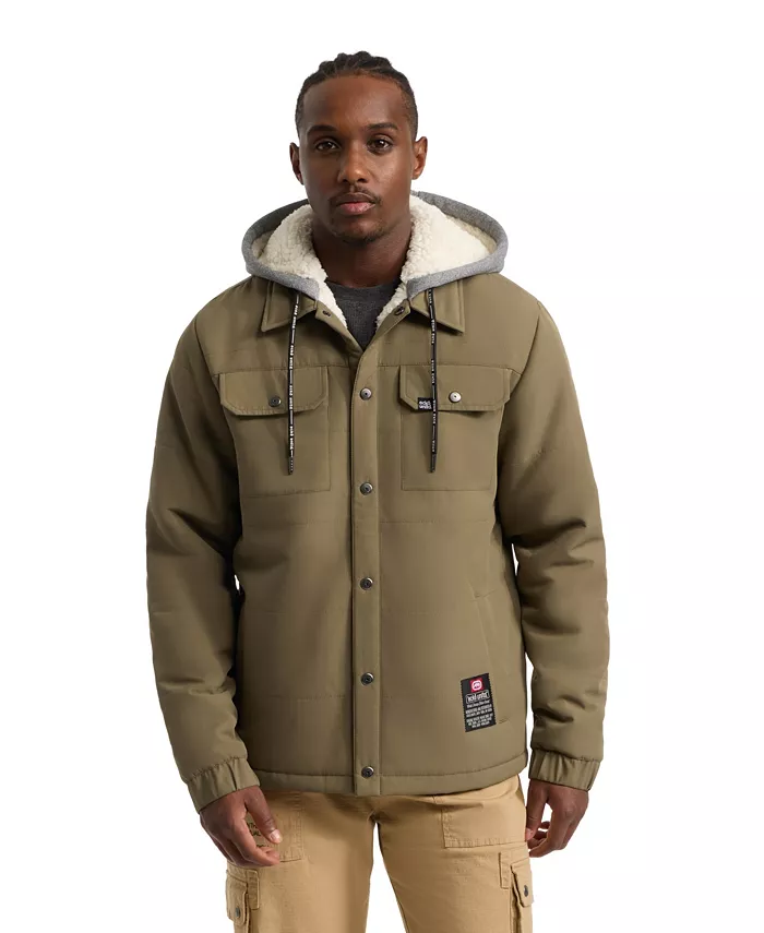 

Мужская куртка с подкладкой из шерпи Quietly Standing Out Ecko Unltd, зеленый