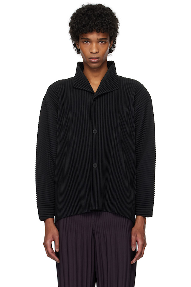 

Куртка-блузон Kite Homme Plissé Issey Miyake, черный