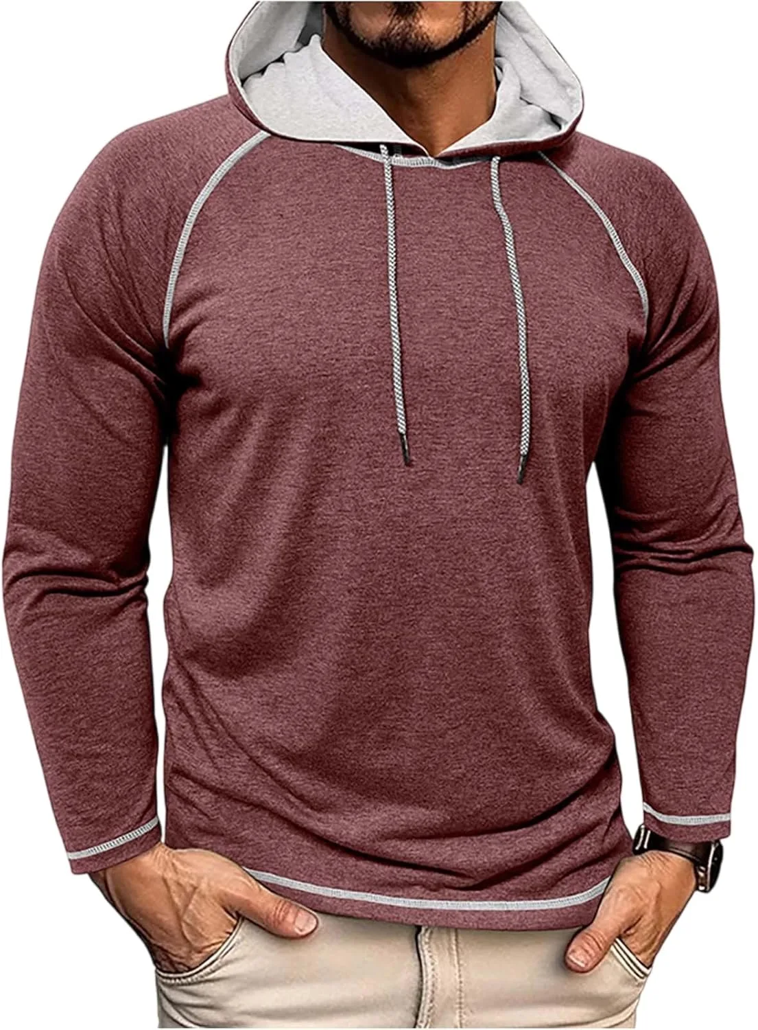 

Мужская футболка с длинным рукавом Raglan, M-3XL RTRDE