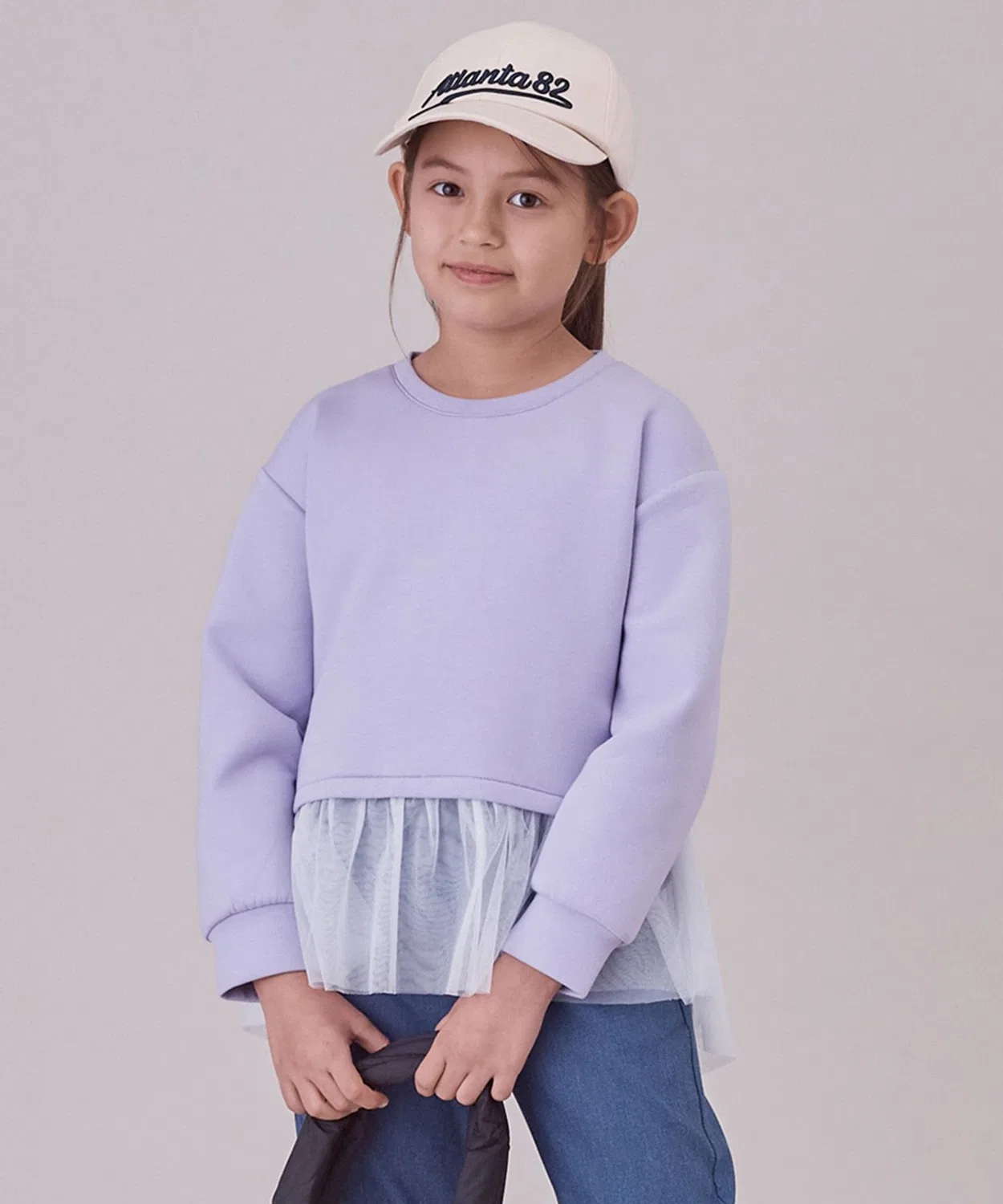 Свитшот с пеплумом Beauty Form Jersey, 110-150 см, цвет сиреневый