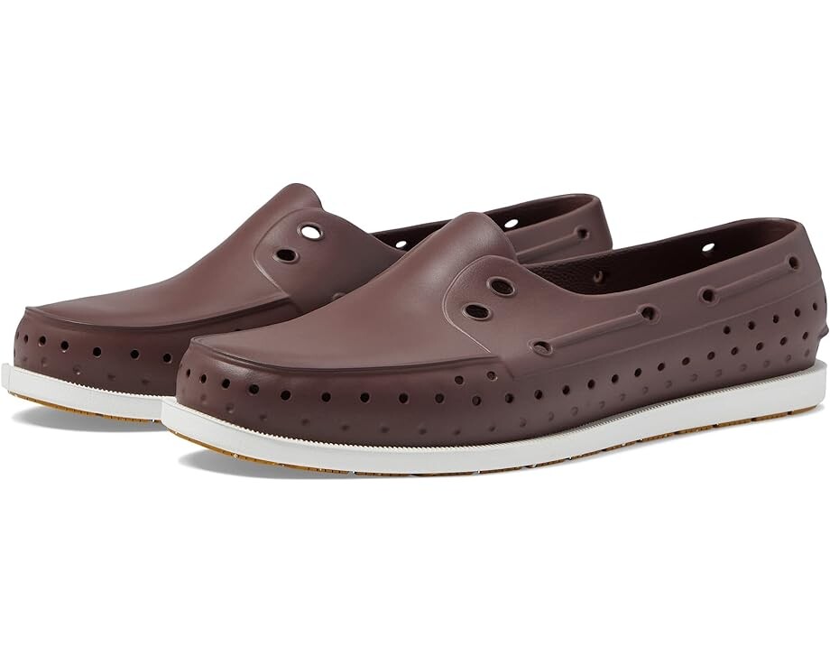 Лоферы Native Shoes Howard Sugarlite, цвет Crater Brown/Shell White/Mash Speckle Rubber
