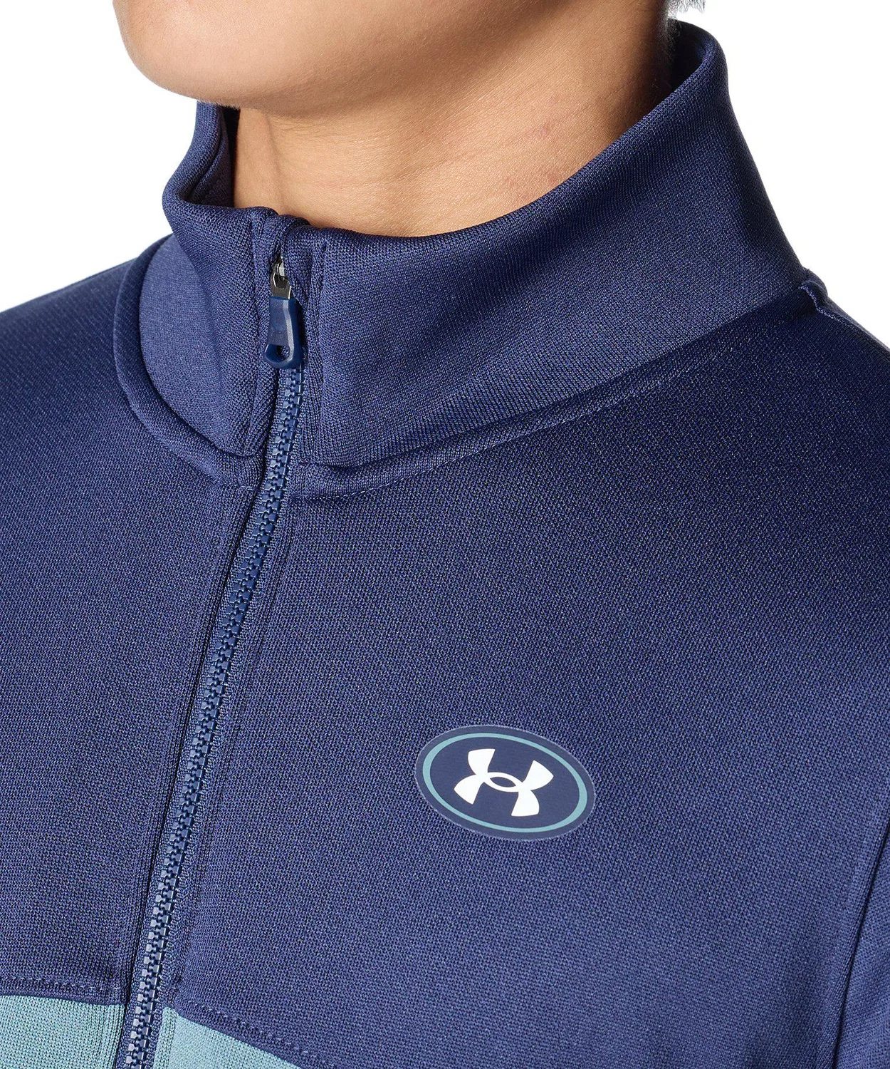 Трекер-куртка для тренировок Under Armour, детская, Navy/White — фото 4