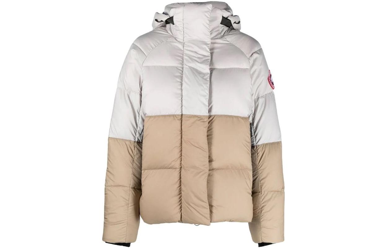 Canada Goose Куртка пуховая женская, Light Gray/Sandstone Brown/Mist Camouflage — фото 3