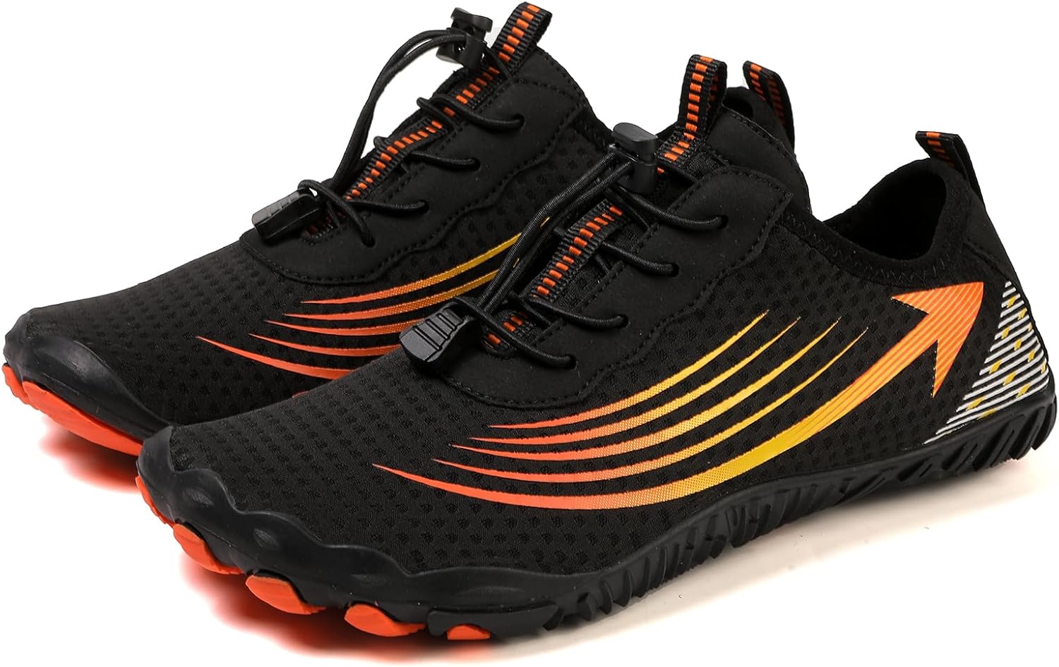 

Женские ботинки для пеших прогулок, летние, быстросохнущие, с противоскользящей подошвой, дышащая заземляющая обувь, спортивные кроссовки для бега, пляжа, бассейна, водных видов спорта, серфинга и походов Generic, черный