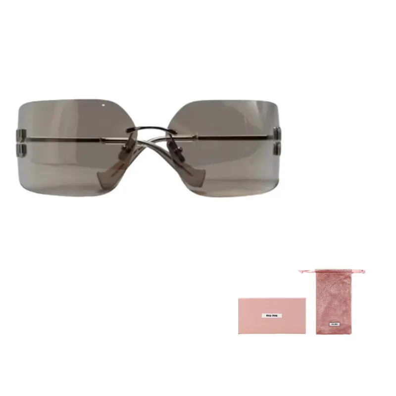 

MIU MIU Неправильные солнцезащитные очки, Silver