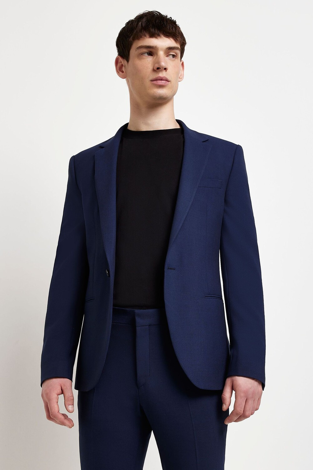

Суперскинни sb1 Notch: куртка River Island, синий