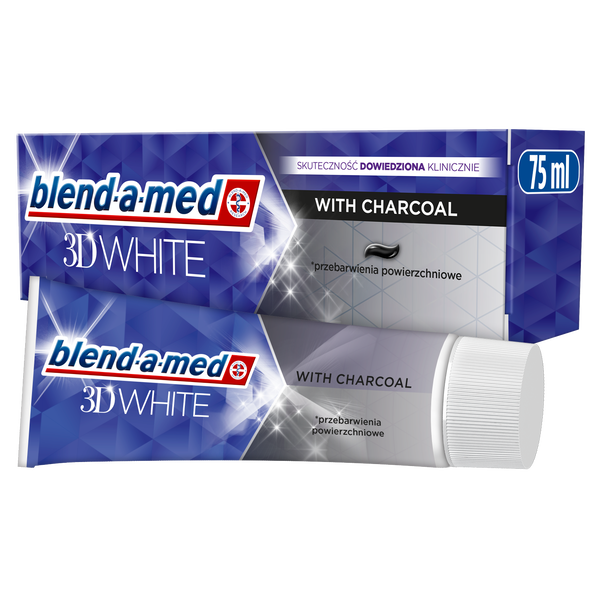 

Зубная паста, 75 мл Blend-A-Med 3D white with charcoal