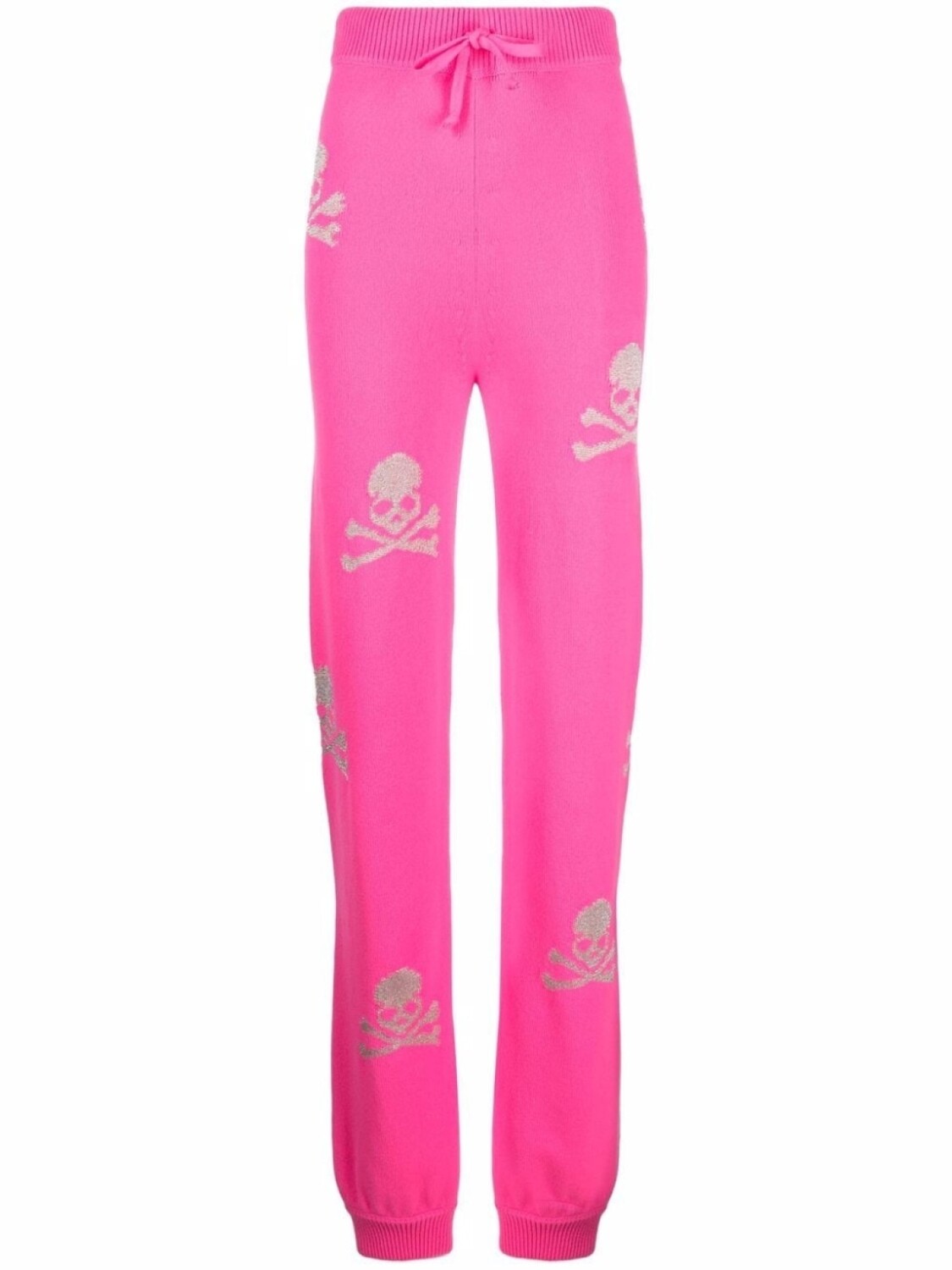 

Philipp Plein спортивные брюки с декором Skull, розовый