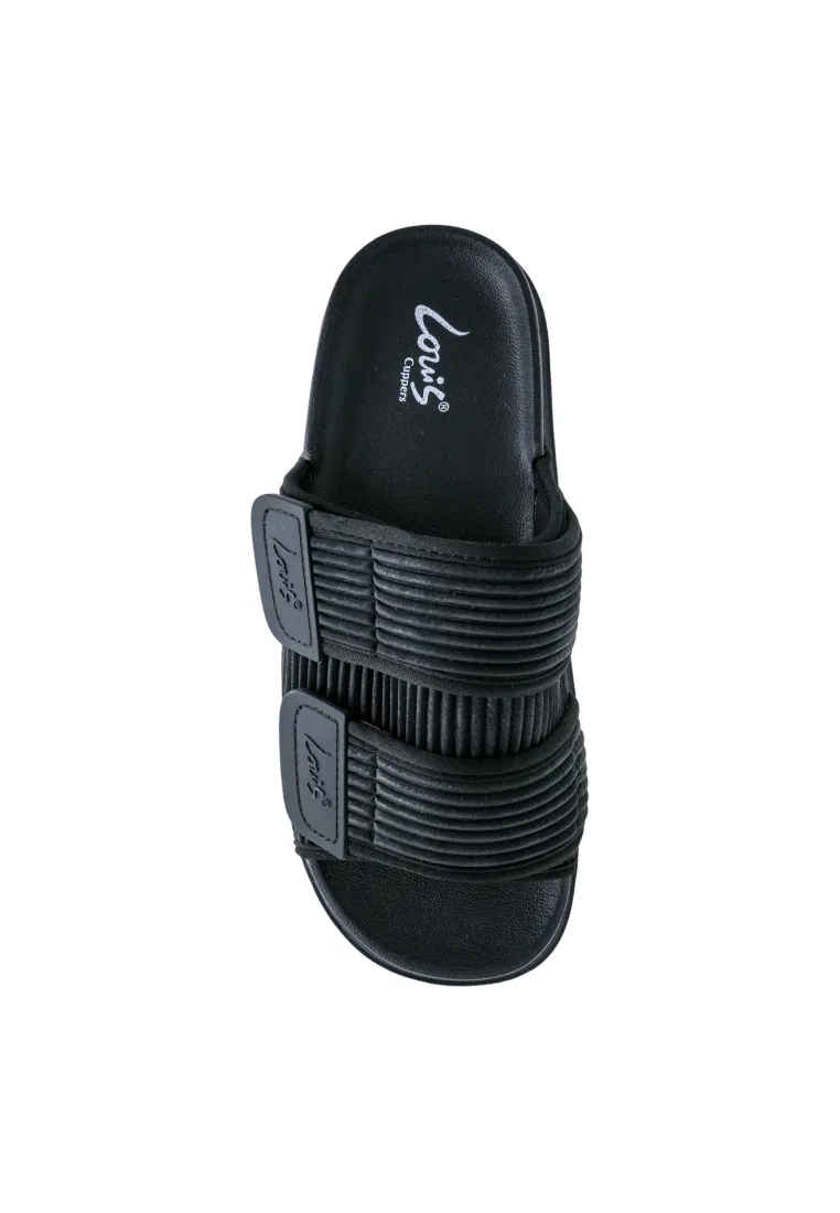 Мужские сандалии, slip-on, искусственная кожа, модель 260141280 Louis Cuppers, черный — фото 4