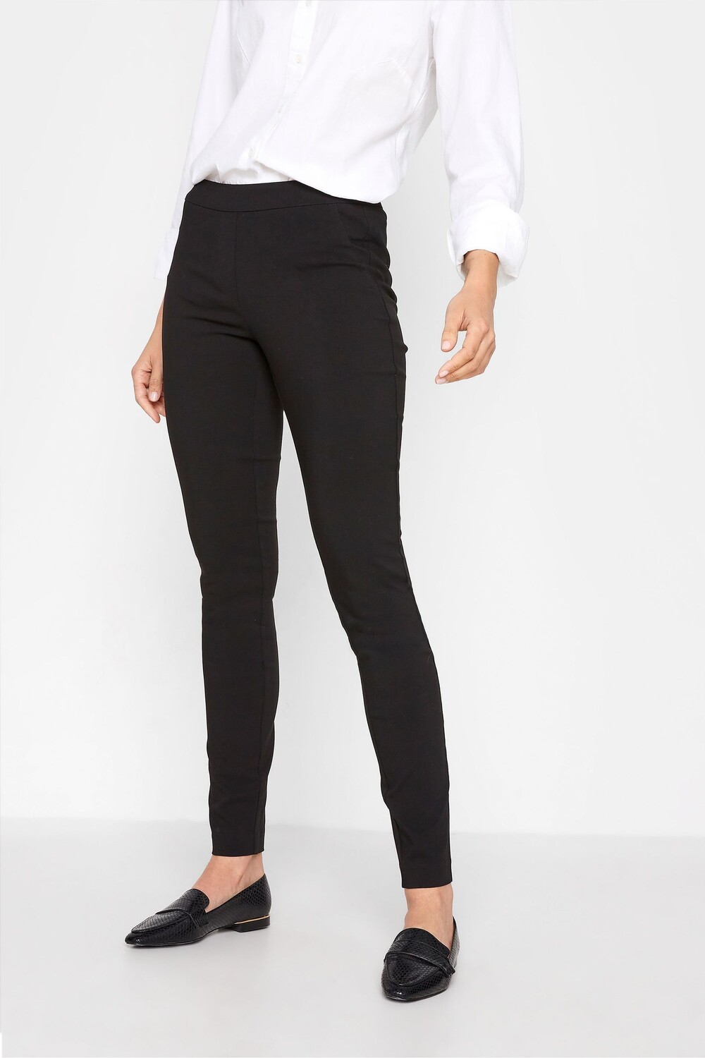 

Брюки бистрейч узкого кроя Long Tall Sally, черный