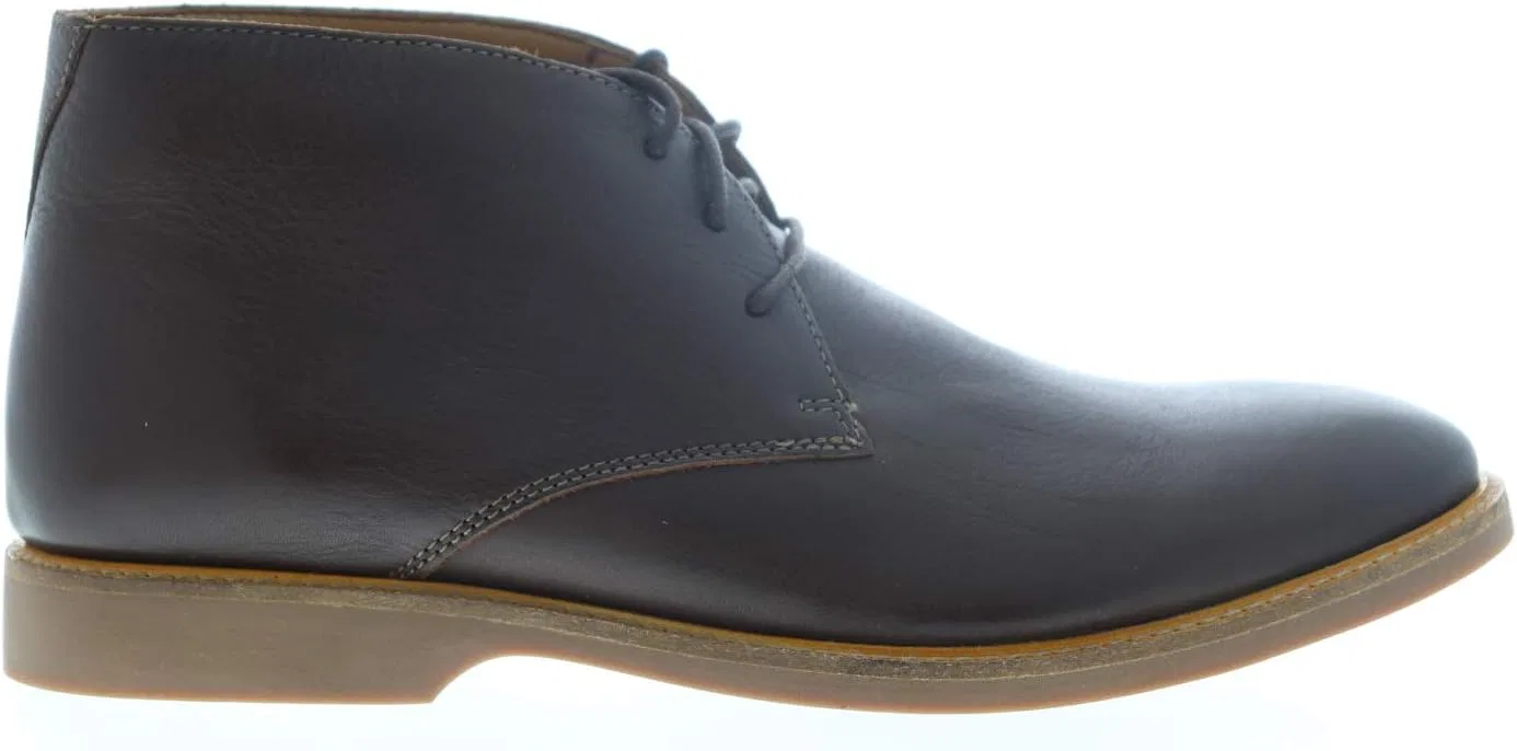 Мужские ботинки-чукка Clarks Atticus Limit, Dark Brown Leather — фото 2