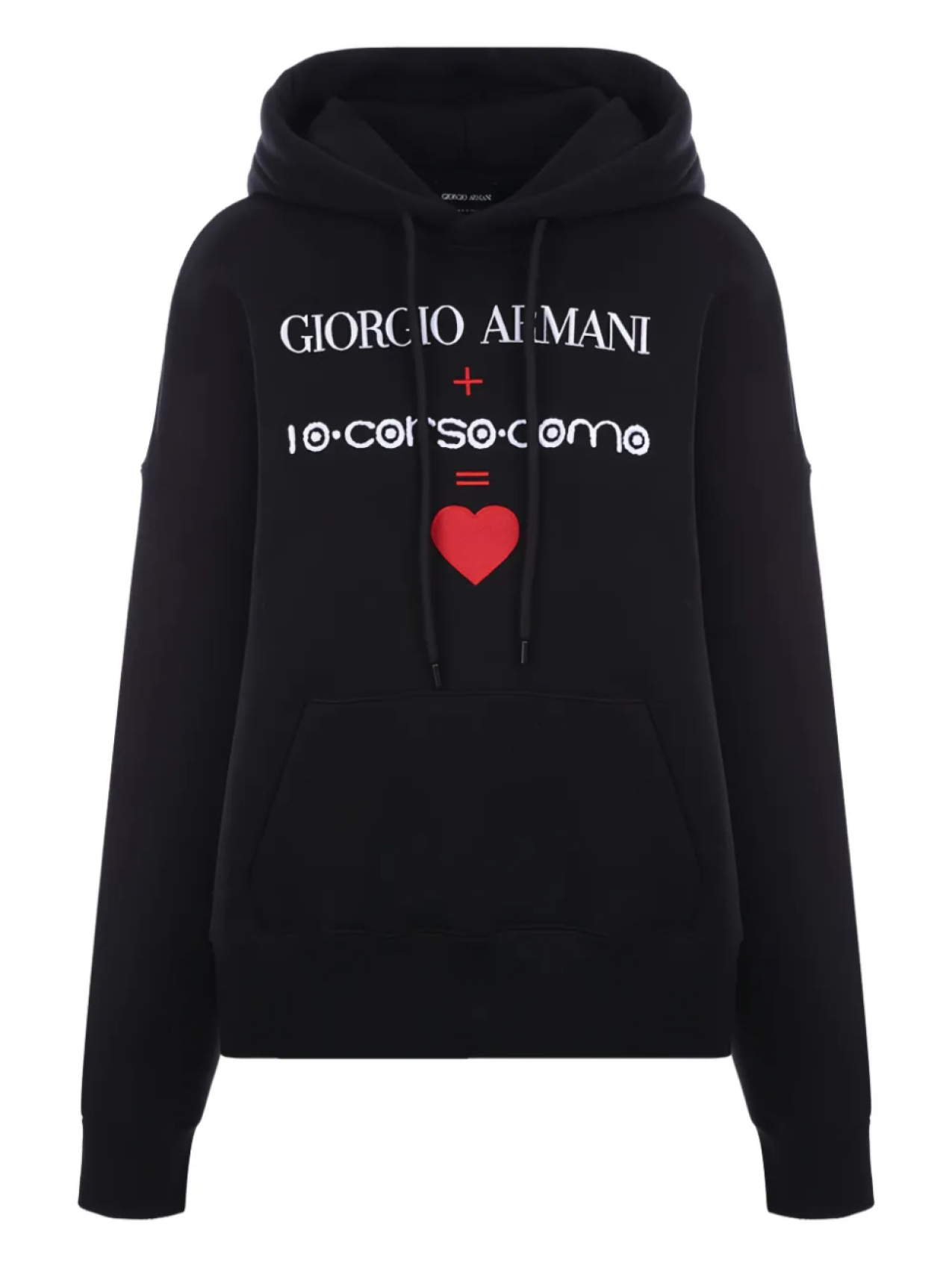 

Толстовка с капюшоном X 10 Corso Como из хлопка Giorgio Armani, черный