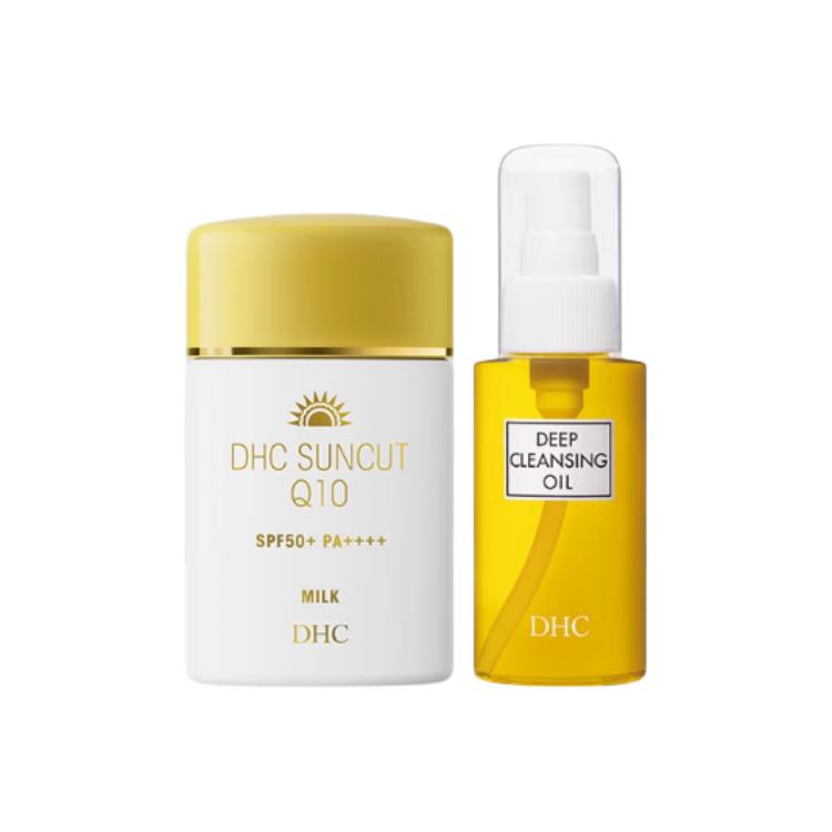 

Увлажняющий солнцезащитный набор для ухода за кожей успокаивающий и восстанавливающий 50мл+70мл DHC